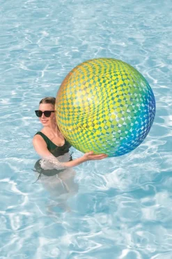Bestway Strand- & Badelegetøj|Badedyr & Vandleg*Colorsphere strandbold Ø107 cm Transparent med flerfarvet mønster
