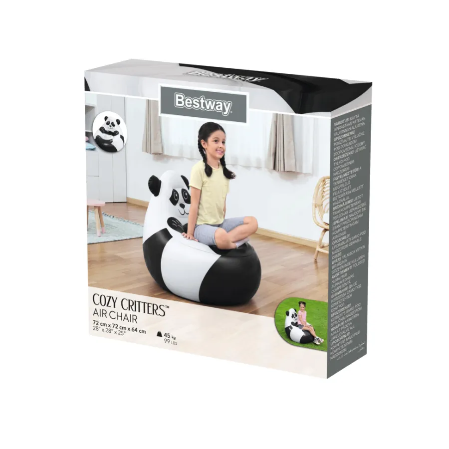 Bestway Sæsonafslutning|Telte & Campingmøbler*Cozy Critters oppustelig stol panda