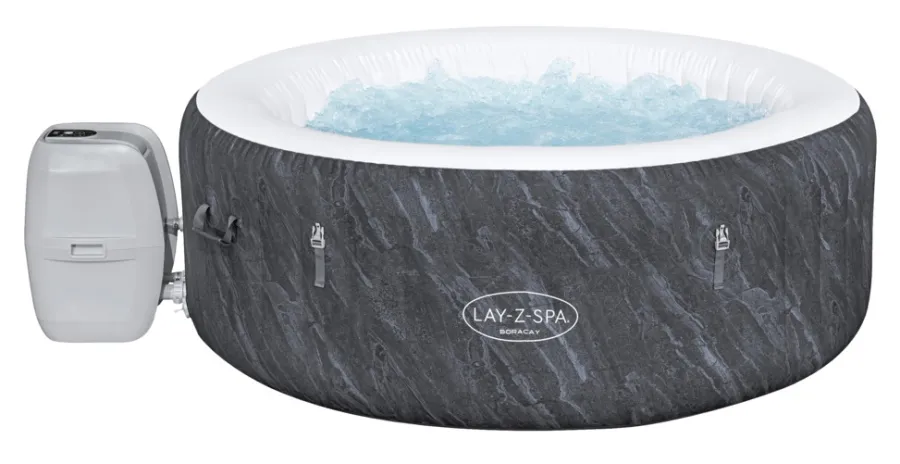 Bestway Udendørs Spabade*Lay-Z-Spa Boracay 4 spabad Ø180 cm Blue Marble