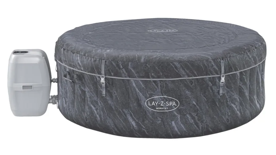 Bestway Udendørs Spabade*Lay-Z-Spa Boracay 4 spabad Ø180 cm Blue Marble