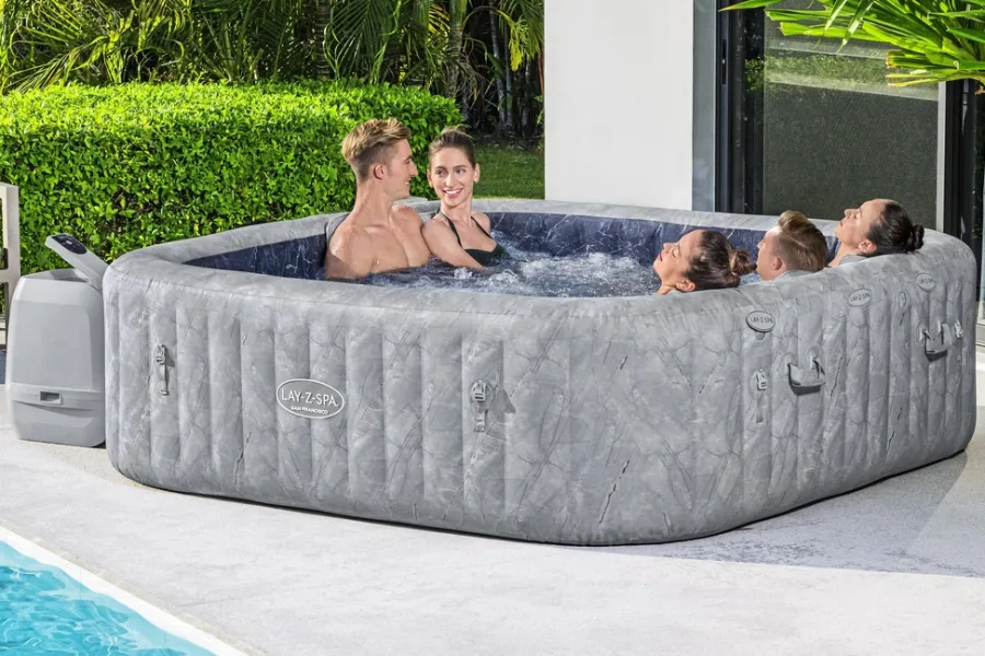 Bestway Udendørs Spabade*Lay-Z-Spa San Francisco 7 spabad 230 x 230 cm