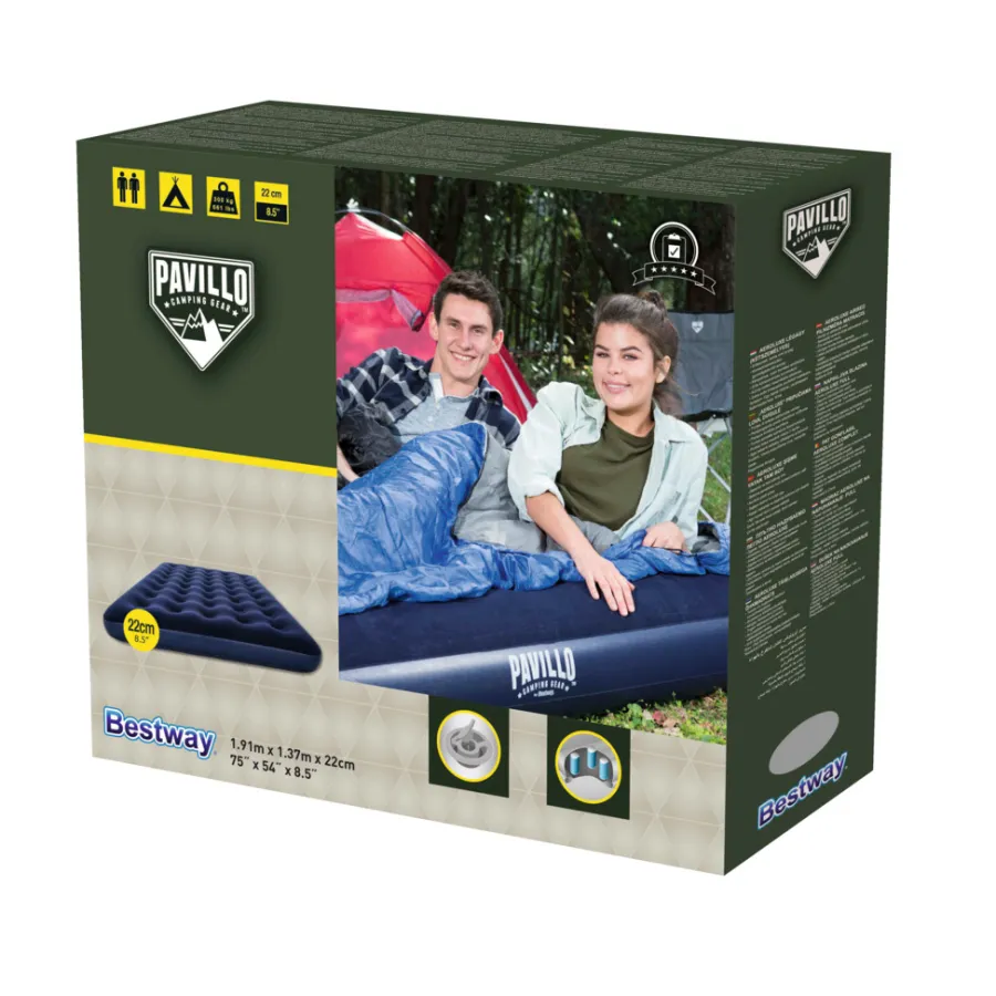 Bestway Luftmadrasser & Pumper*luftmadras til 2 personer 191 x 137 x 22 cm Blå