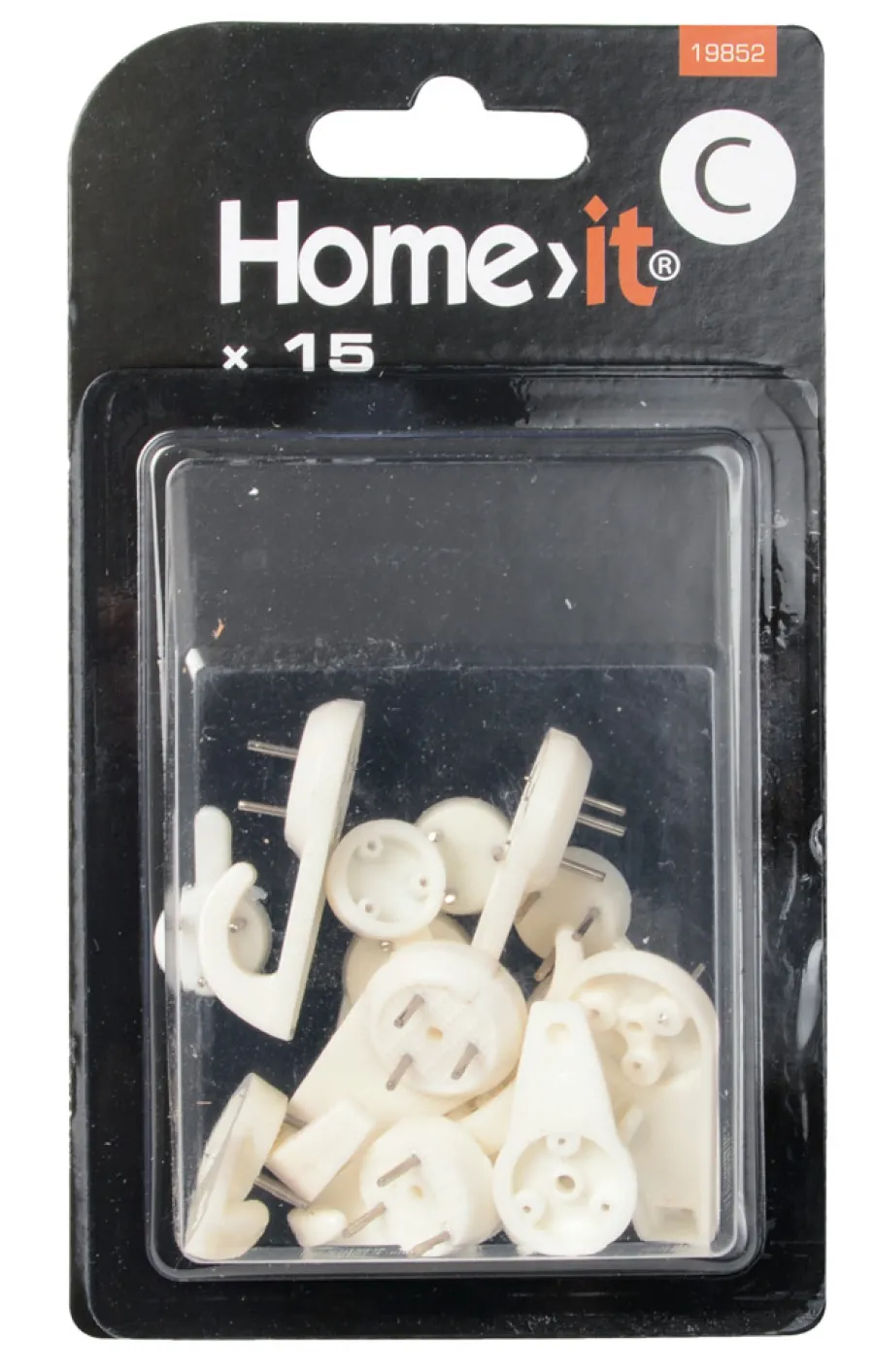 HOME it Knager & Knagerækker*Betonkroge - mix 15 stk. - hvid