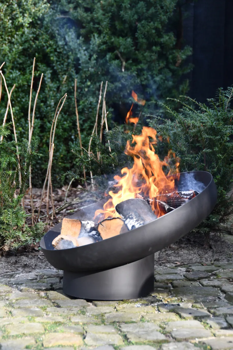 Gardenlife Fire Bålfad & Tilbehør*Bålfad hældende stål 56,5 x 60 cm