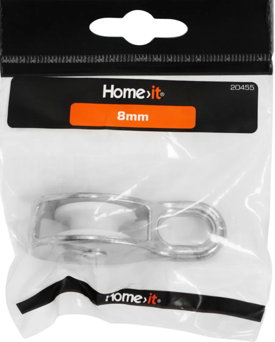 HOME it Kæder & Wirer*Blokrulle elforzinket 8 mm