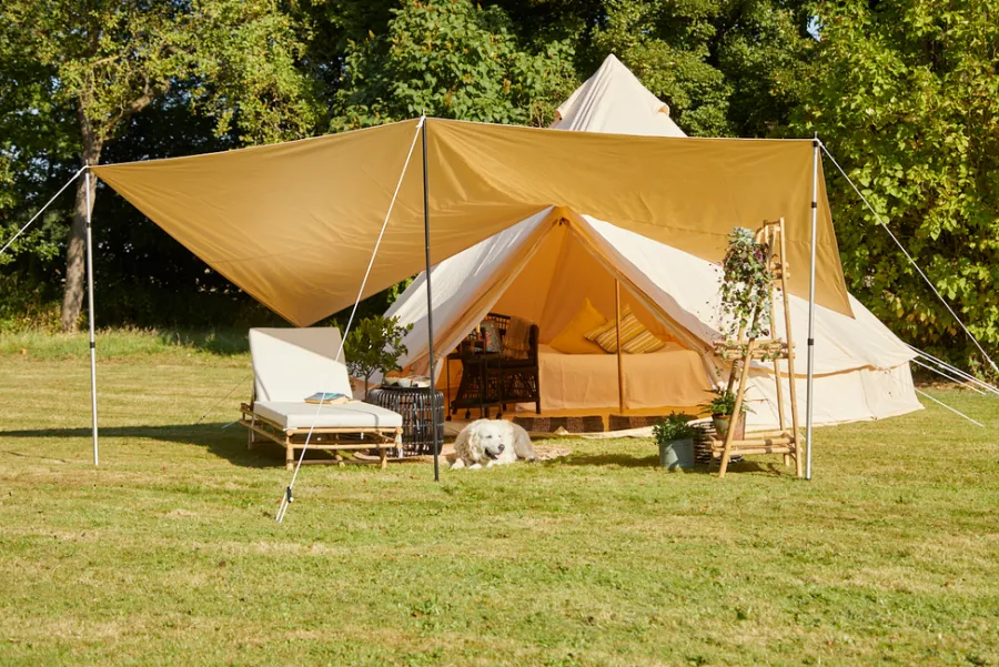 Blue Moose Telte & Campingmøbler*telt Bell glamping 500 x 500 cm Beige