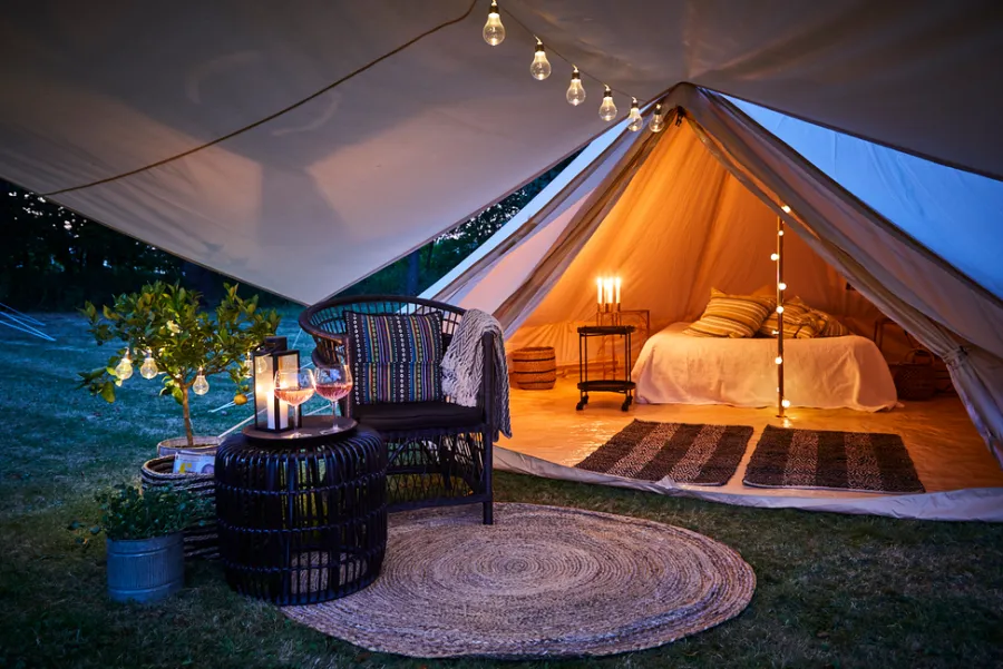 Blue Moose Telte & Campingmøbler*telt Bell glamping 500 x 500 cm Beige
