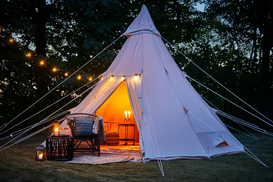 Blue Moose Telte & Campingmøbler*tipitelt glamping 500 x 500 cm