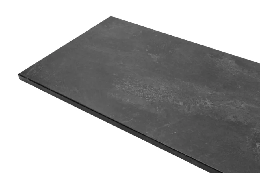 Bordplader*Bordplade sort beton 28 mm x 61 x 300 cm