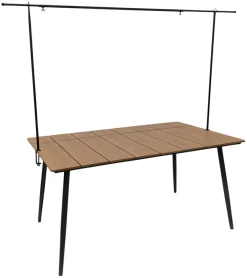 Sunlife® Sæsonafslutning|Pynt & Festudstyr*Bordstativ Utah 130-250 x 110 cm - Sort