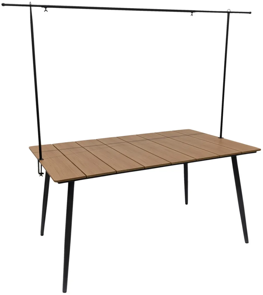 Sunlife® Sæsonafslutning|Pynt & Festudstyr*Bordstativ Utah 130-250 x 110 cm - Sort