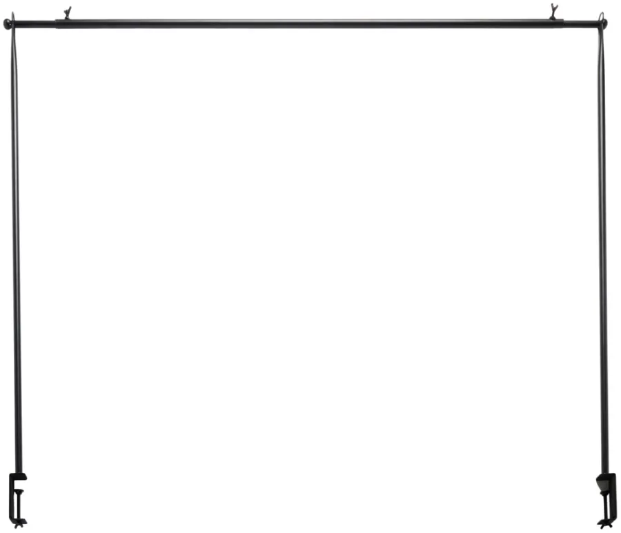 Sunlife® Sæsonafslutning|Pynt & Festudstyr*Bordstativ Utah 130-250 x 110 cm - Sort