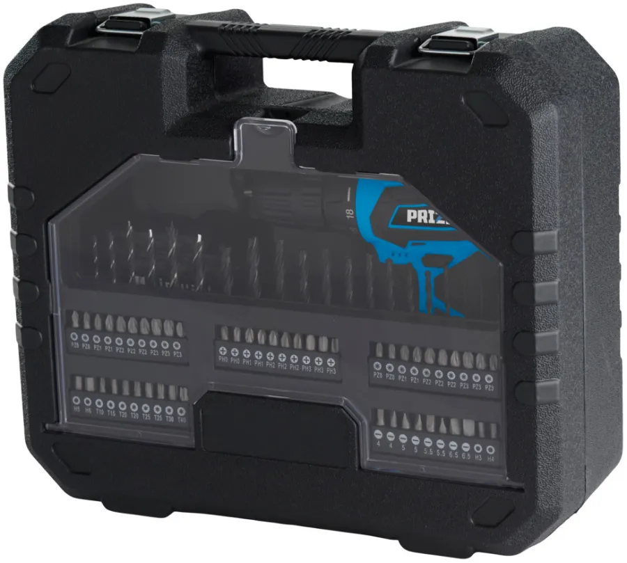PRIZE® Bore- & Skruemaskiner*Bore-/skruemaskine akku 20 V 85 dele -