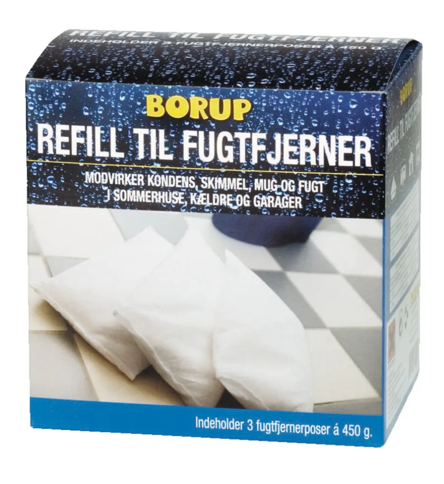 Borup Affugtere*fugtfjerner refill poser 3 stk.