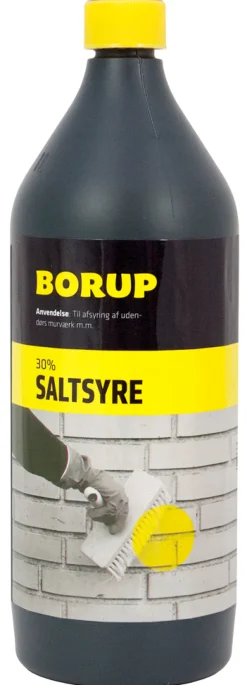 Borup Øvrige Kemikalier*saltsyre 30 % 1 liter
