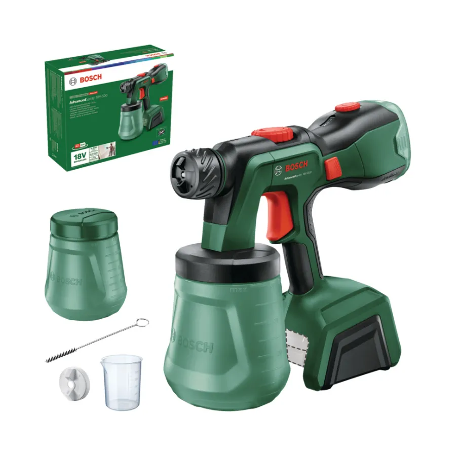 Bosch Malersprøjter*AdvancedSpray 18V-500 sprøjtepistol