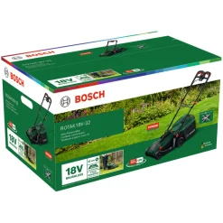 Bosch Plæneklippere*Rotak 18V-32 akku plæneklipper 4,0 Ah
