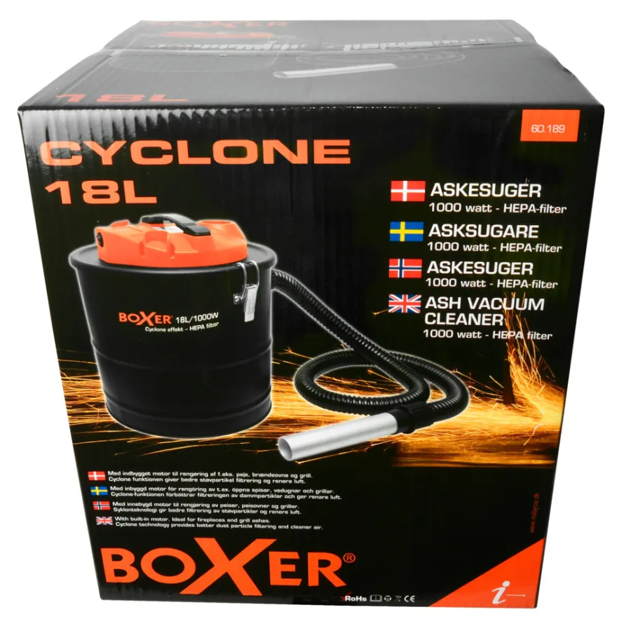 Boxer Støvsugere|Tilbehør Til Brændeovne*askestøvsuger 18 liter