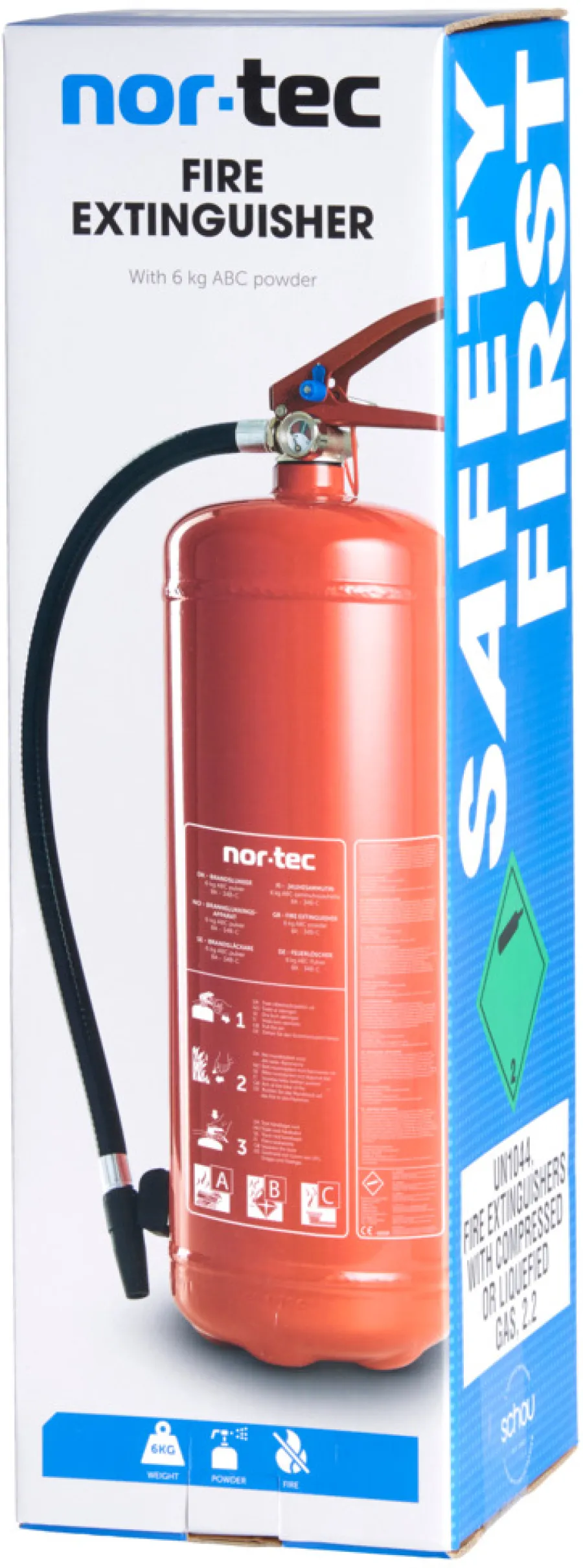 Nor-Tec Røgalarmer & Brandslukkere*Brandslukker pulver ABC 6 kg
