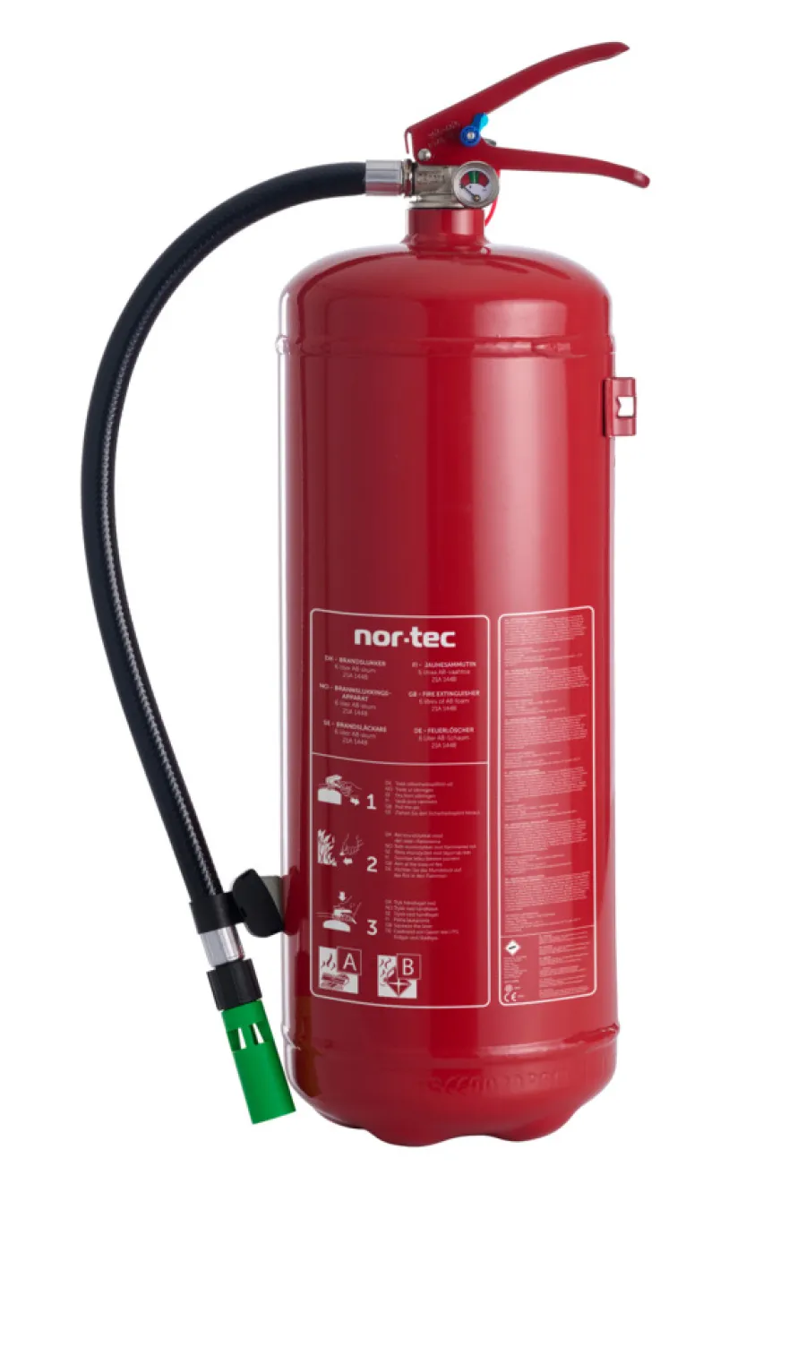 Nor-Tec Røgalarmer & Brandslukkere*Brandslukker skum AB 6 liter