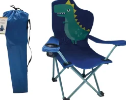 Sunlife® Sæsonafslutning|Telte & Campingmøbler*Børnecampingstol dinosaurus 35 x 35 x 62 cm -