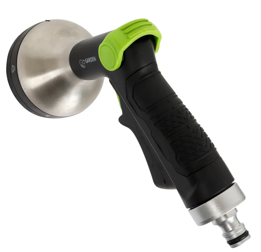 Garden® Koblinger & Sprøjtepistoler*Brusepistol m/5 funktioner - Grøn/sort