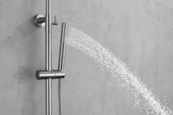 Rainshower Blandingsbatterier Til Bad Og Brus*Brusesæt m/termostat Ø250 mm børstet stål