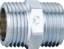 Forkromede*Brystnippel forkromet 3/4" x 3/4"