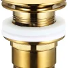 Reservedele Til Håndvaske*Bundventil pop-up 1 1/4" Ø66 mm børstet guld
