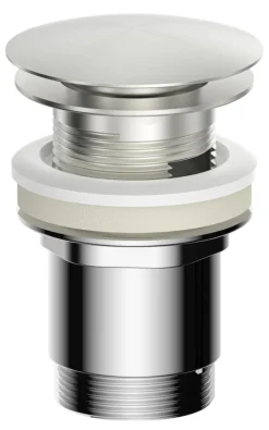 Reservedele Til Håndvaske*Bundventil pop-up 1 1/4" Ø66 mm børstet stål