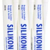 Silikone*Bygge- og sanitetssilikone klar 3 x 300 ml