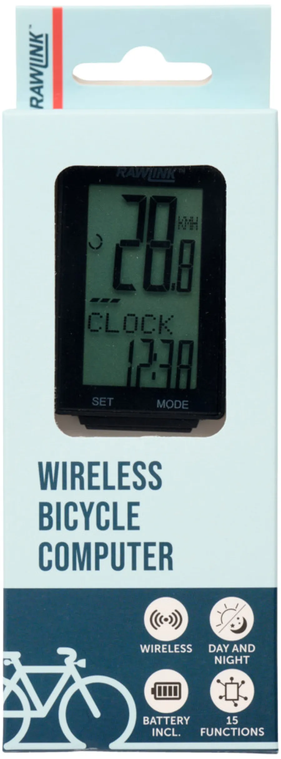 Rawlink Cykeltilbehør*Cykelcomputer trådløs -