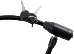 BikeZone® Kæde- Og Cykellåse*Cykellås wire Ø8 mm x 650 mm -