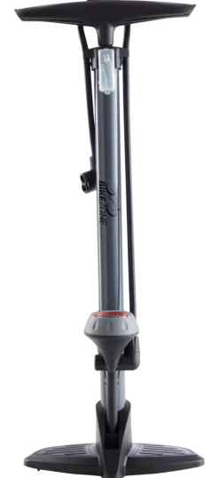 BikeZone® Cykelreparation & Lappegrej*Cykelpumpe med manometer fodmodel -