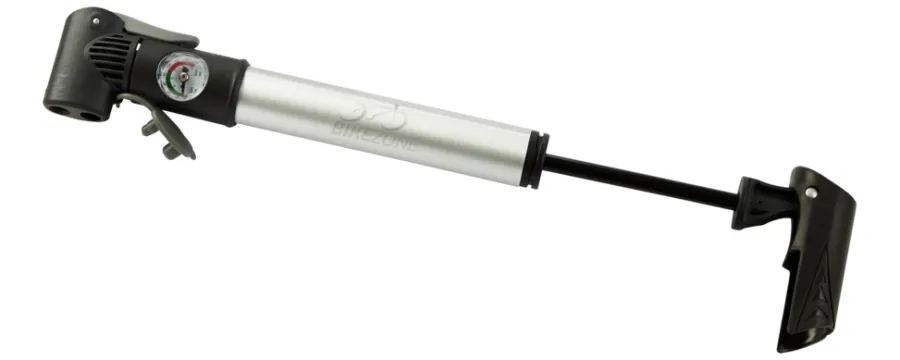 BikeZone® Cykelreparation & Lappegrej*Cykelpumpe mini m/manometer -