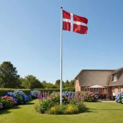 Gamle Danmark Flag & Flagstænger*Dannebrogsflag 175 x 132 cm