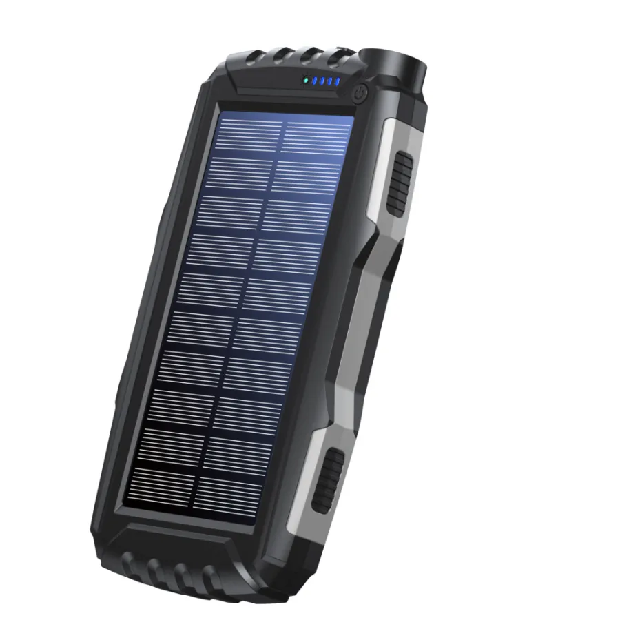 Denver Lyd & Tilbehør Til Mobiltelefoner|Campingudstyr*PSO-20010MK2 Solar Powerbank