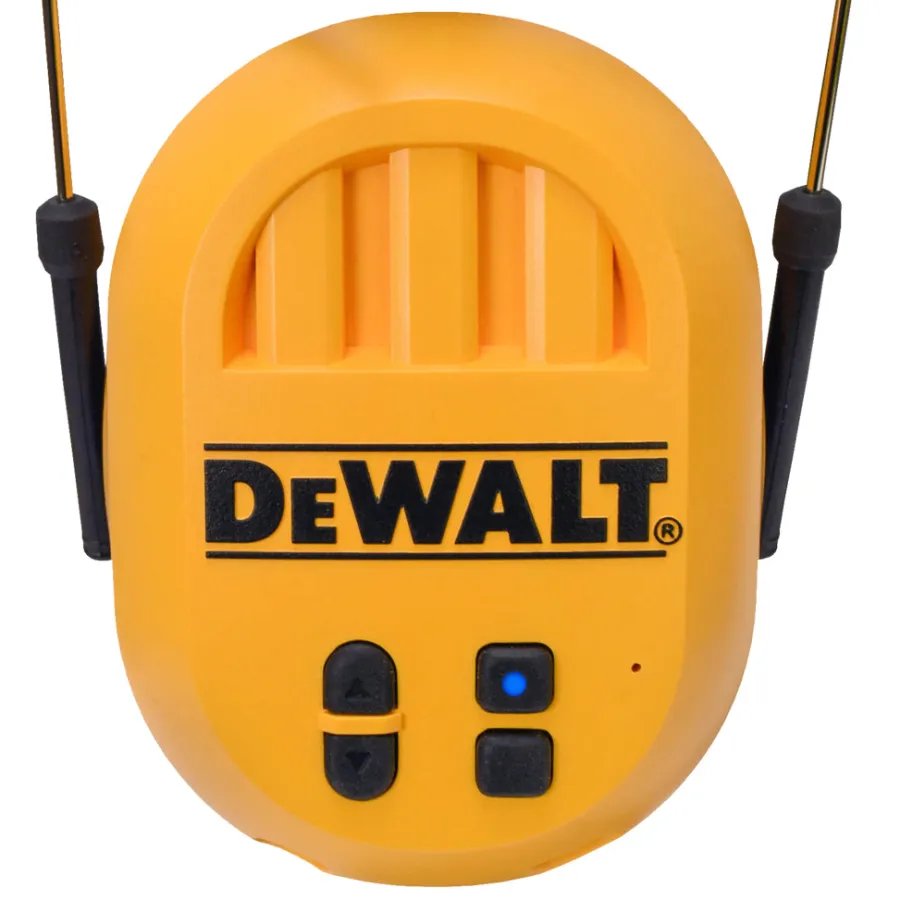 Dewalt Sikkerhedsudstyr*høreværn med Bluetooth sort/gul
