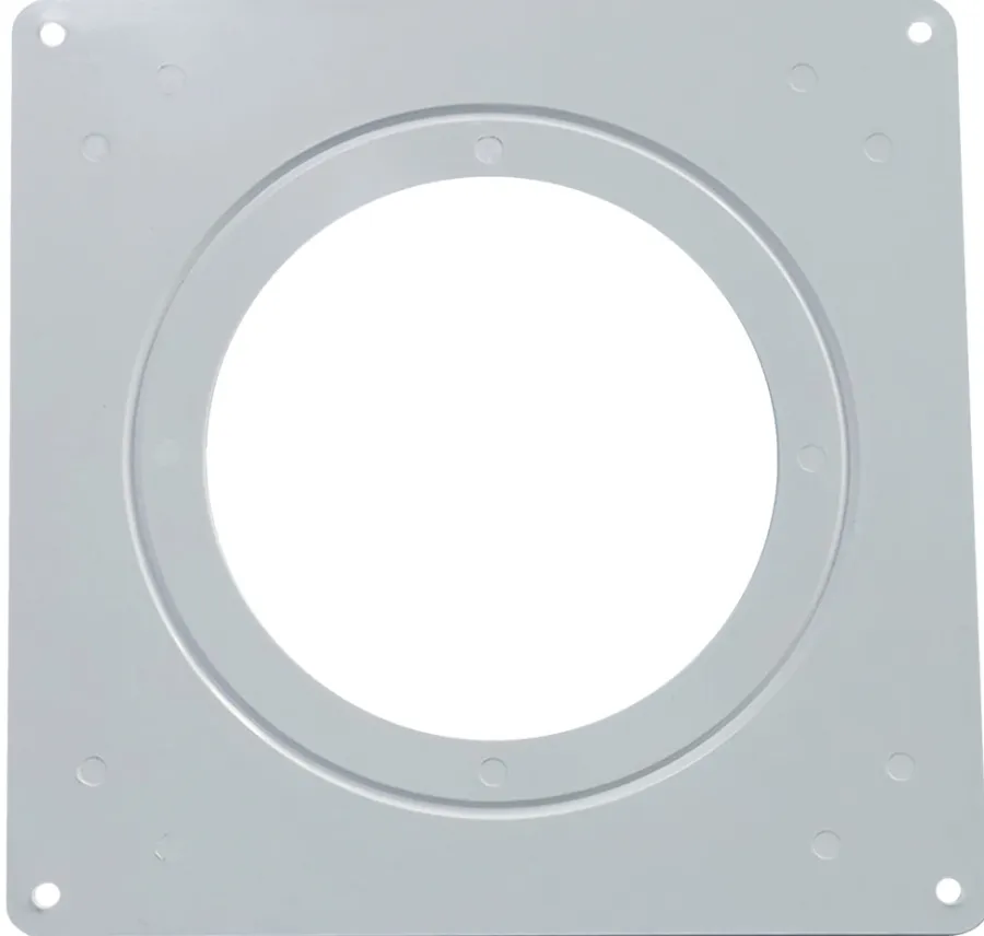 Ventilation*Dækplade Ø104/127 17,5 x 17,5 cm