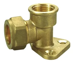 Fittings Til Rør*Dækvinkel klemring til kobberrør 1/2" x 15 mm Messing
