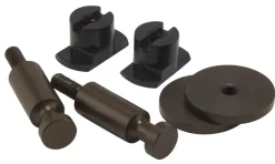 FibroTech Knager & Knagerækker|Akustikpaneler & Tilbehør*Dots knager til akustikpaneler 4,5 x 2,4 cm 2 stk. Bruneret stål