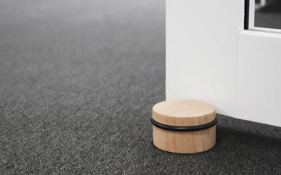 HOME it Dørstoppere*Dørstopper fritstående Ø76 mm egetræ Naturlig eg
