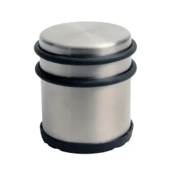 HOME it Dørstoppere*Dørstopper fritstående Ø62 x 75 mm børstet stål