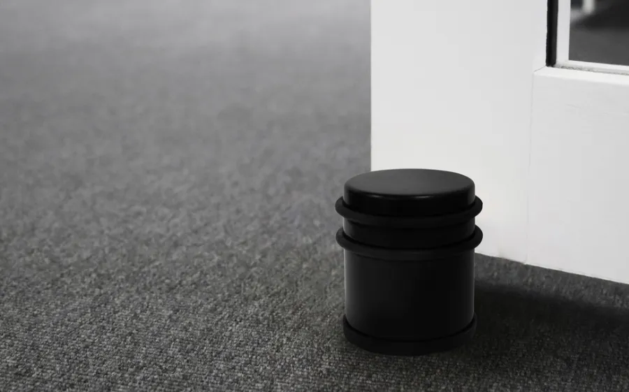 HOME it Dørstoppere*Dørstopper fritstående Ø62 x 75 mm matsort
