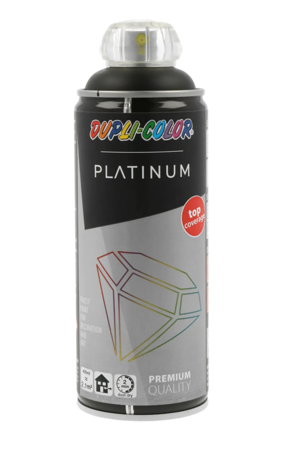 Dupli-Color Spraymaling*Platinum spraymaling mat 400 ml Sort