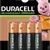Duracell Genopladelige Batterier*genopladelige batterier AA 4-pk.