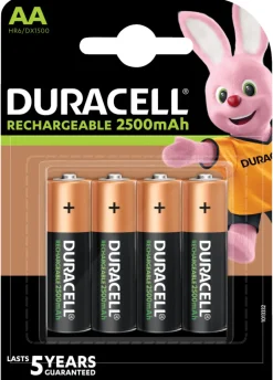Duracell Genopladelige Batterier*genopladelige batterier AA 4-pk.