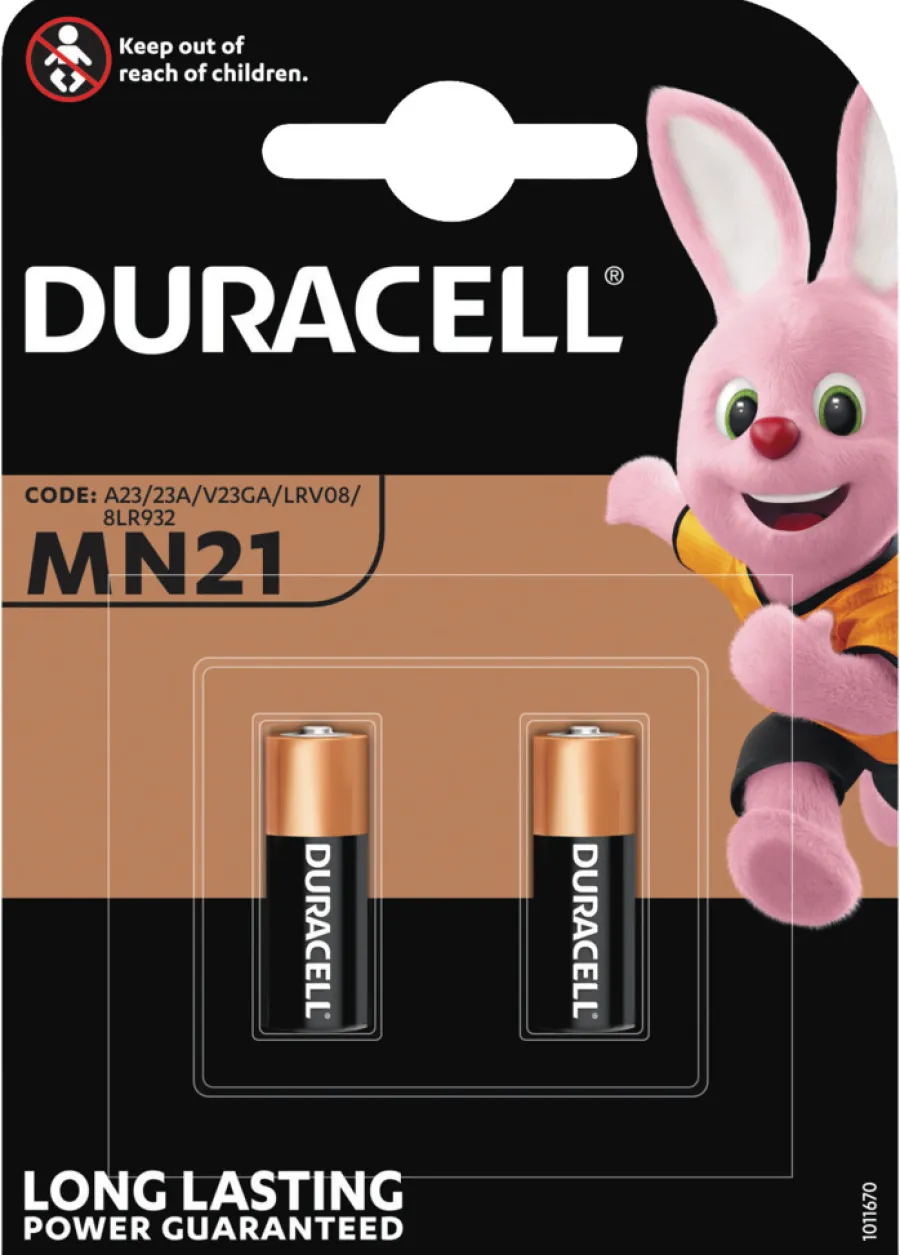 Duracell Batterier*MN21 alkaline batterier 2-pk.