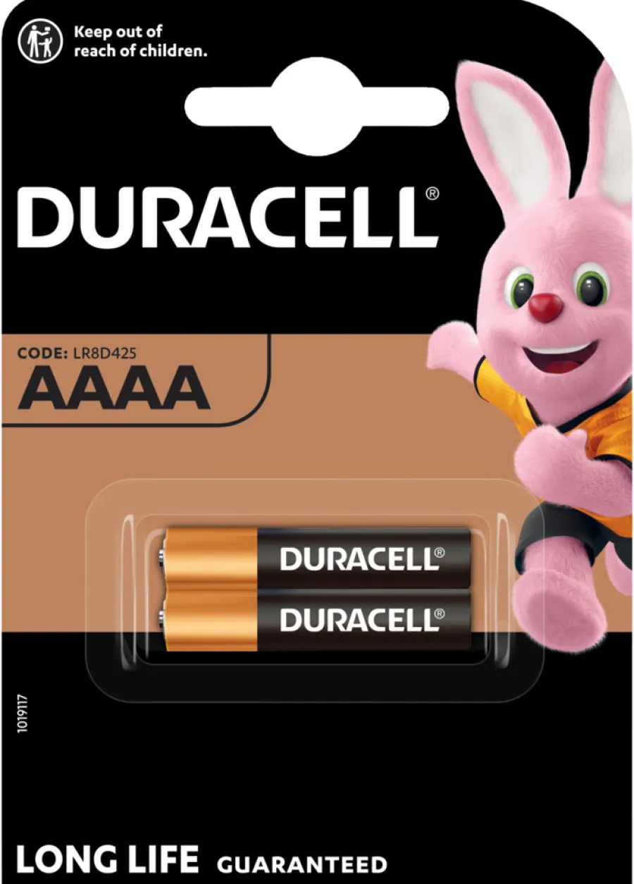 Duracell Batterier*Specialty AAAA Alkaline batterier 2-pk.