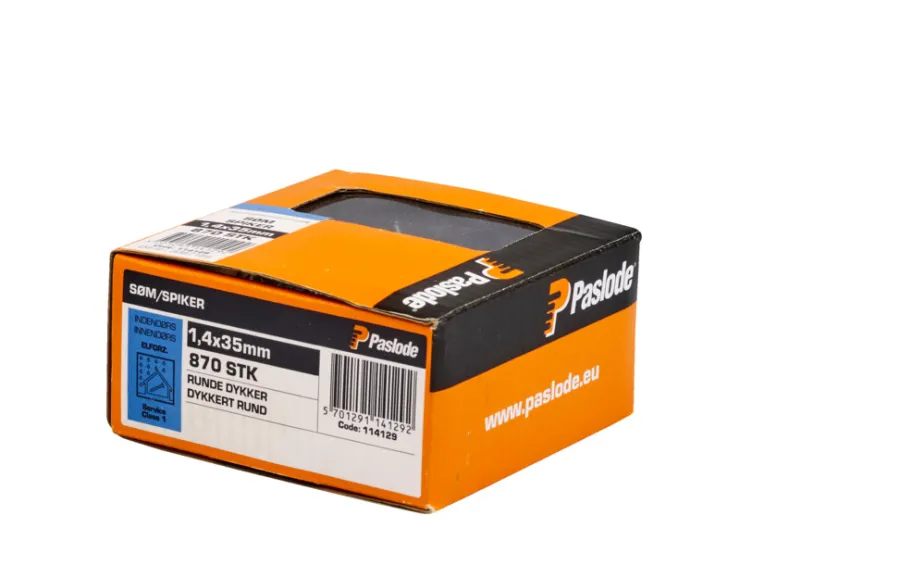 Paslode Søm*Dykker rund 1,4 x 35 mm 870 stk. -